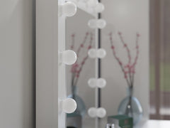 4-Zestaw Toaletka KUBA + LUSTRO MARINA KASZMIR BEŻ-4